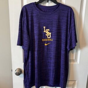 Nike Purple LSU Baseball Tee